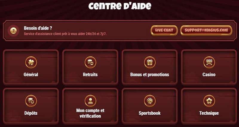 Découvrez magius casino connexion