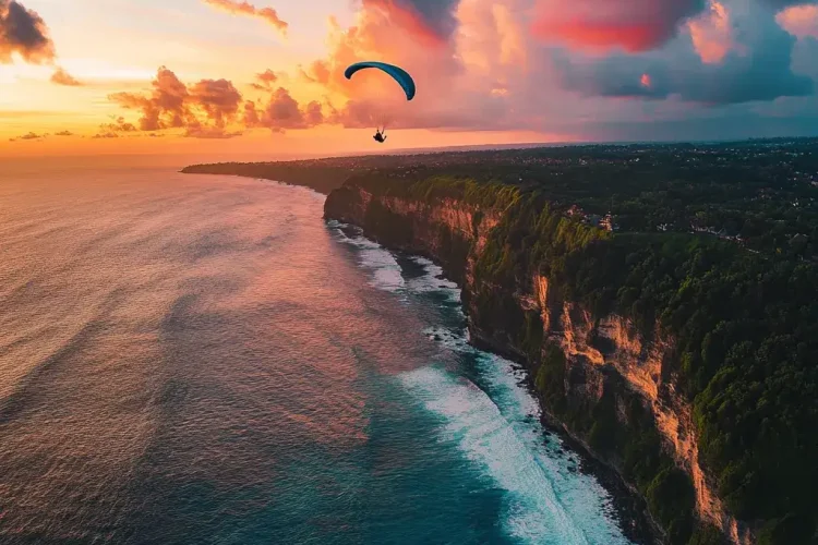 Bali Paralayang Sunset Uluwatu